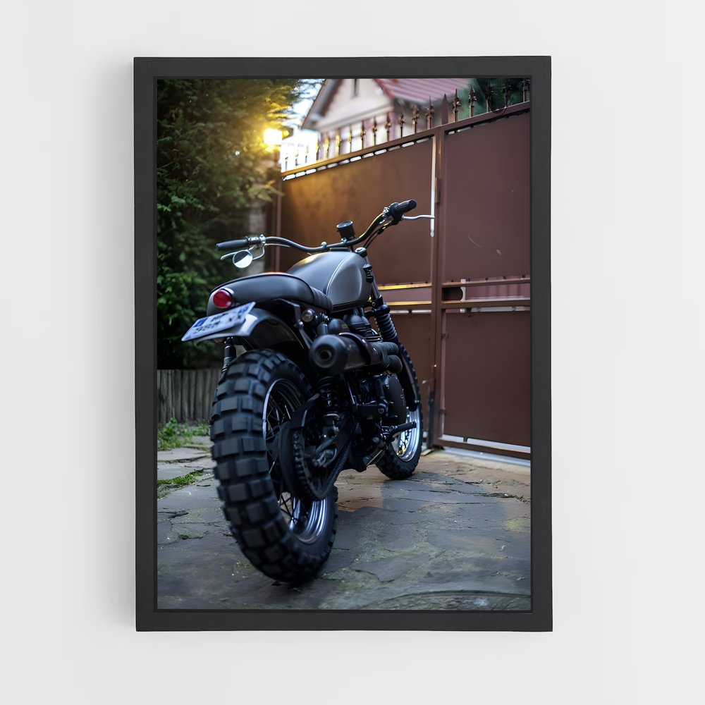 Poster Scrambler de rue éclatant – affiche Triumph (vue 2)